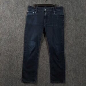 Prada Jeans Mens 32x27 Blue Slim Fit Straight Leg Stretch Denim Dark Wash